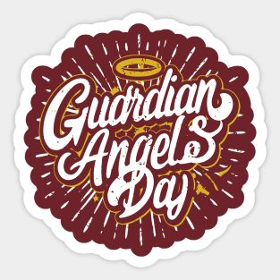 Guardian Angels Day - October Sticker
